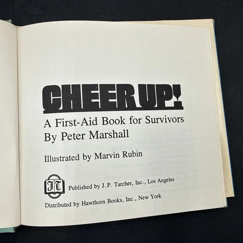 Vtg‎ Cheer Up! A first aid book for survivors by Peter Marshall